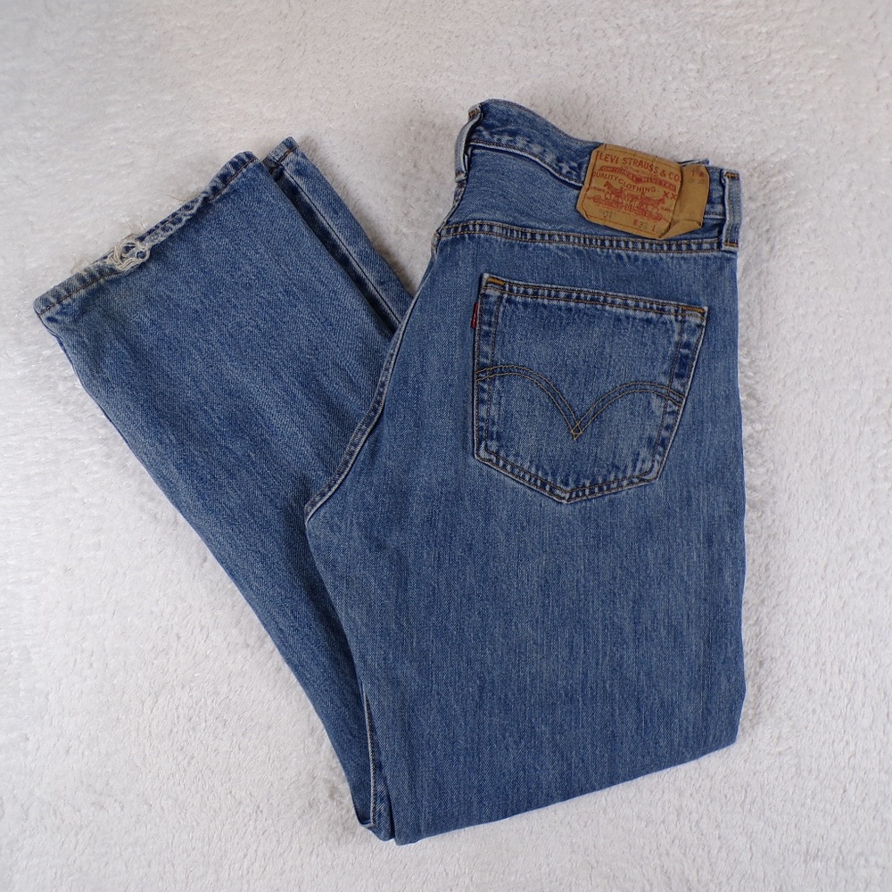 Levi's 501 XX Men's Size 36X30 Blue Wash Jeans CW0708